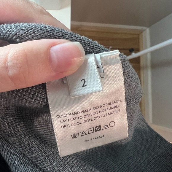 Aztech Mountain Camo Matterhorn Black Grey Wool Turtleneck Sweater Women's 2 Ski - Picture 8 of 10